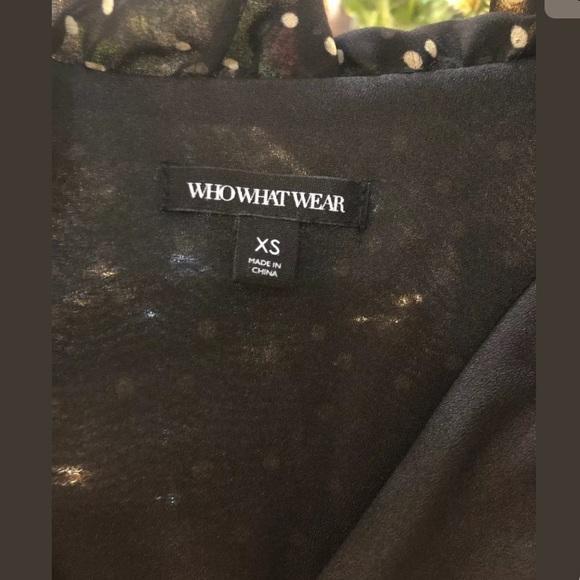 NWT Who What Wear Target Polka Dot Dress Sz XS - Picture 3 of 16